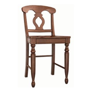 Color Cuisine Napolean Counter Stool in Cherry
