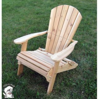 Buyers Choice Phat Tommy Folding Wide Cedar Adirondack Chair