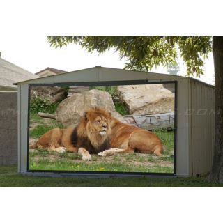 Portable Outdoor DynaWhite Projection Screen   193 43 AR