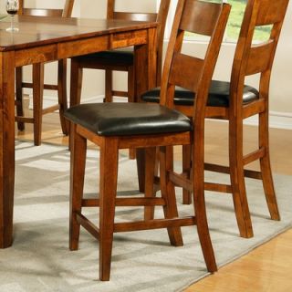 Steve Silver Furniture Mango Counter Height Dining Chair in Light Oak