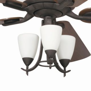 Olympia Three Light Branched Ceiling Fan Light Kit