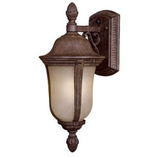 Great Outdoors by Minka Ardmore Outdoor Wall Lantern in Vintage Rust