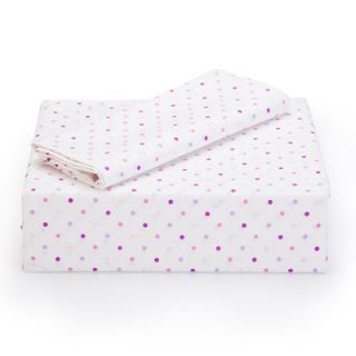 Laura Ashley 200 Thread Count Kelsey Dot Pink