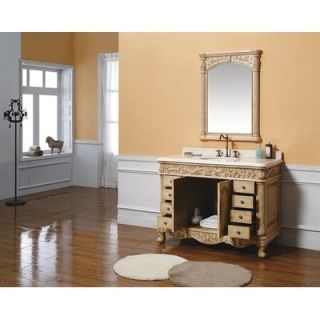  Martin Furniture Parchment 48 Single Bathroom Vanity   206 001 5126