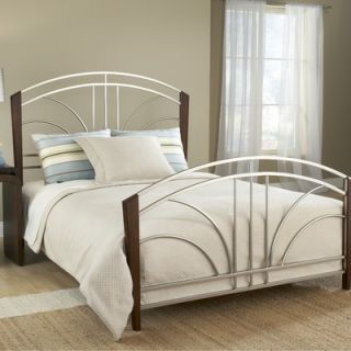 Hillsdale Sorrento Metal Bed   Sorrento Bed in Nickel and Light
