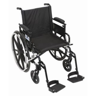 Drive Medical Viper Plus GT Wheelchair in Black   PLA422FB AAR