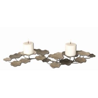 Uttermost Iron and Candle Lying Lotus Candelabra