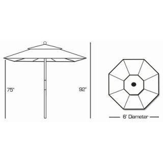 Galtech 6 Market Umbrella   111/211X
