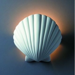 Justice Design Group Ambiance Scallop Shell Wall Sconce   CER 3730
