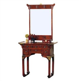 Oriental Furniture Asian Pagoda Console Table Vanity   JPN DT553