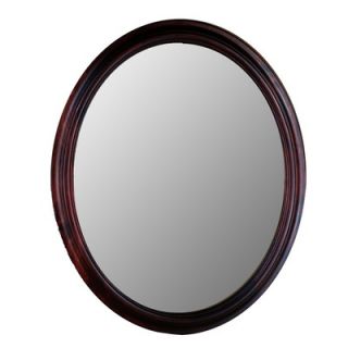 Hitchcock Butterfield Company Traditional Series Oval Mirror in Cherry