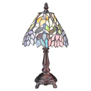 Meyda Tiffany Tiffany Floral Wisteria Mini Lamp