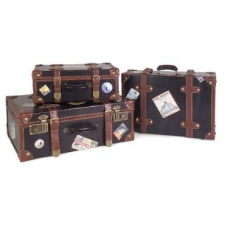IMAX 3 Piece Labeled Suitcase Set