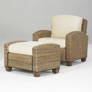 Home Styles Cabana Banana Cotton Armchair and Ottoman   5401 100