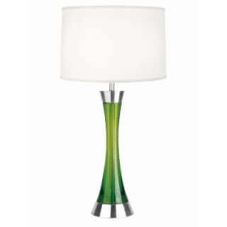 Lite Source Sunderland Table Lamp in Translucent Green   LS 2766PS