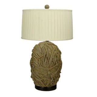 Cal Lighting Table Lamp in Tan Terracotta