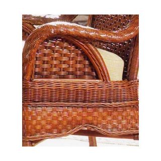 South Sea Rattan Autumn Morning Fabric Arm Chair