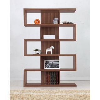 Hokku Designs Marcel Bookcase/Display Stand in Matte Walnut