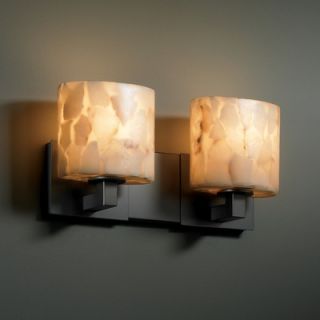 Justice Design Group Alabaster Rocks Modular Two Light Bath Vanity