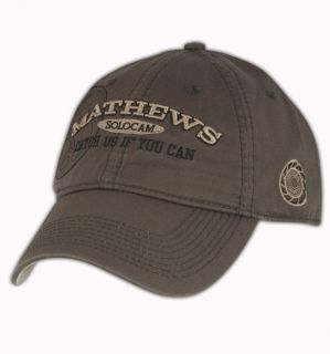 New Mathews Solocam Brown Grizzly Hat Cap MATM09AC5