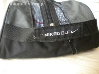 Nike Golf Black Gray Logo Golf Shoe Bag Tote