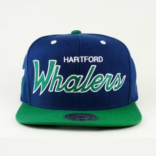 New NHL Hartford Whalers Snapback Mitchell Ness Script Hat