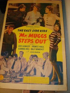   STEPS OUT East Side Kids Leo Gorcey Huntz Hall Original Movie Poster