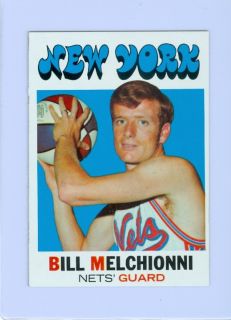  1971 72 Topps Bill Melchionni New York 199 NM