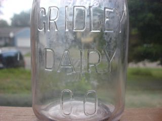 Trep Milk Bottle Gridley Dairy Co Milwaukee Wi 1915 Very Old