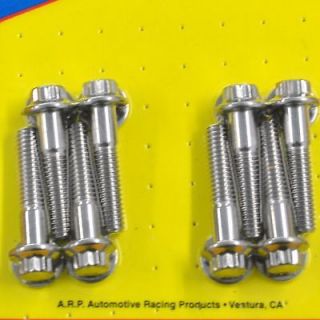 arp sbc chevy intake stainless bolt set bolts vortec one