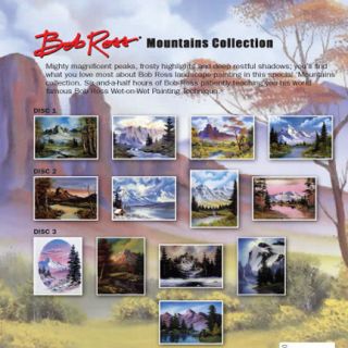  Ross Mountains13 shows on 3 dvds Art oil painting wet on wet supplies