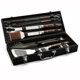 cuisinart 10 piece grill tool set from brookstone become a grill