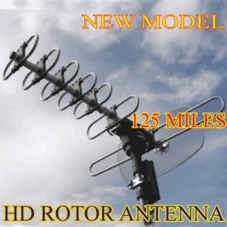 Digital VHF UHF Outdoor HDTV HD Rotor TV Antenna
