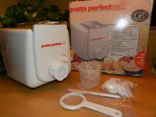 New NIB GOURMET ROYALE PASTA PERFECT Pasta Noodle & Dough Maker PM 600