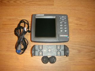Lowrance LMS 520C GPS Fish Finder Perfect Condition
