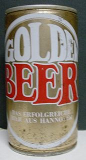 1972 Golden Beer Pull Tab Can   Hannover, Germany