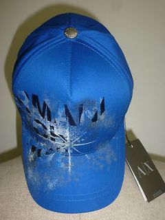 armani exchange mens logo burst baseball hat blue one size