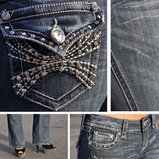 Boot Cut Jeans from Grace in La w Design on Pockets Fastnfree SHIPPIN