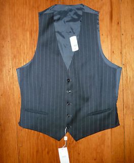 Authentic $535 Armani Collezioni Gilet 100% Wool Vest Made In Italy US