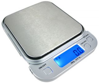 500 Gram Backlit Pocket Scale Pull Out Display Big Tray