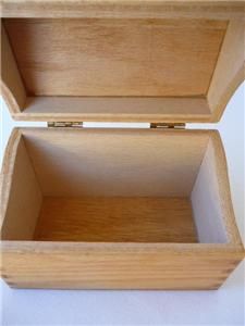 Vintage Wooden Recipe File Box Dovetailed Solid Oak Office Kitchen 3 x