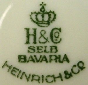 Heinrich Bavaria China Lady Louise Pattern 13833A Salad Dessert Plate