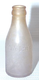Advertisting Welchs Grape Juice Bottle 275 ml Stamped F