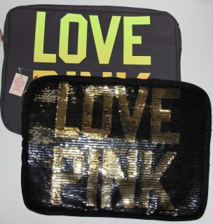 Victorias Secret Pink Bling or Graphic Laptop Computer Case Sleeve