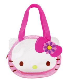 Hello Kitty Summer Flower Face Clear Handbag