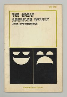 The Great American Desert Off Off Broadway Play Script 1966 First