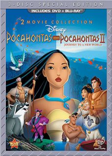 Pocahontas/Pocahontas II (Blu ray/DVD, 2012, 2 Disc Set, DVD/Blu ray)