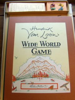 HENDRIK WILLEM VON LOONS WIDE WORLD GAME   VINTAGE ANTIQUE TRAVEL