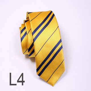 Nice New Harry Potter Hufflepuff Tie Costume Accessory Yellow L4