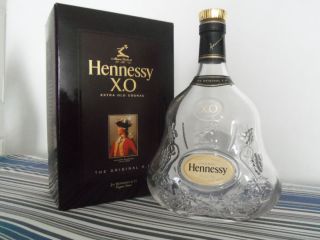 Hennessy XO Cognac Collectable 750ml Decator/Bottle (Empty) & Box